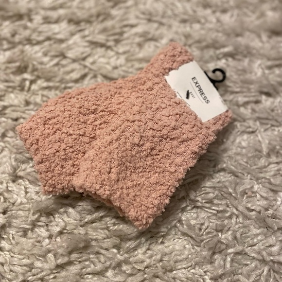 NWT Express Cozy Boot Socks - Dusty Pink - Picture 4 of 5